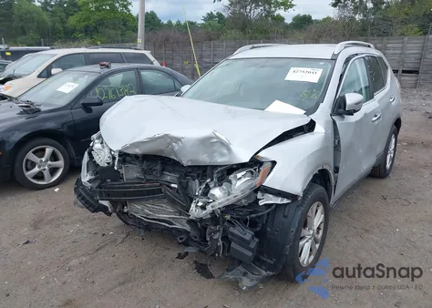 2016 Nissan Rogue Sv z USA, uszkodzony, nr VIN KNMAT2MVXGP693707